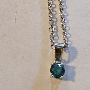 Effy Necklace- Blue Aquamarine